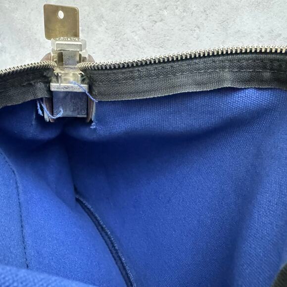 Lot 1 Vintage Locking Night Deposit Bank Money Bag 7 Pin Tumbler & 4 Small Bags - Picture 7 of 16